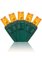 Shop For 5mm Orange Amber LED Christmas Lights, 100 Bulbs at Michelle's aDOORable Creations