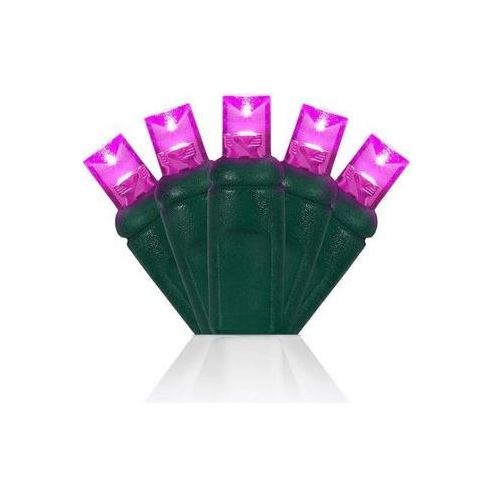 Shop For 5mm Pink LED Christmas Lights, 35 Bulbs at Michelle's aDOORable Creations