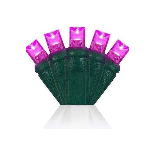 Shop For 5mm Pink LED Christmas Lights, 50 Bulbs at Michelle's aDOORable Creations