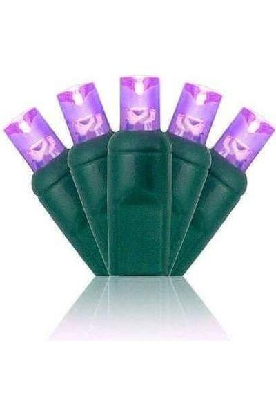 Shop For 5mm Purple LED Christmas Lights, 50 Bulbs at Michelle's aDOORable Creations