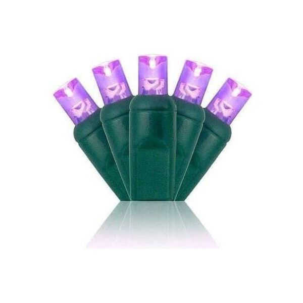 Shop For 5mm Purple LED Christmas Lights, 50 Bulbs at Michelle's aDOORable Creations