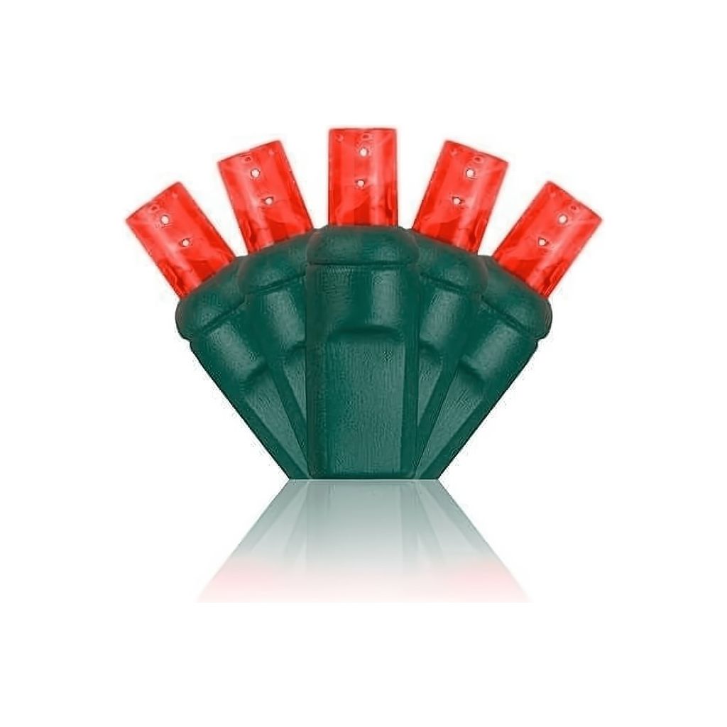Shop For 5mm Red LED Christmas Lights, 100 Bulbs