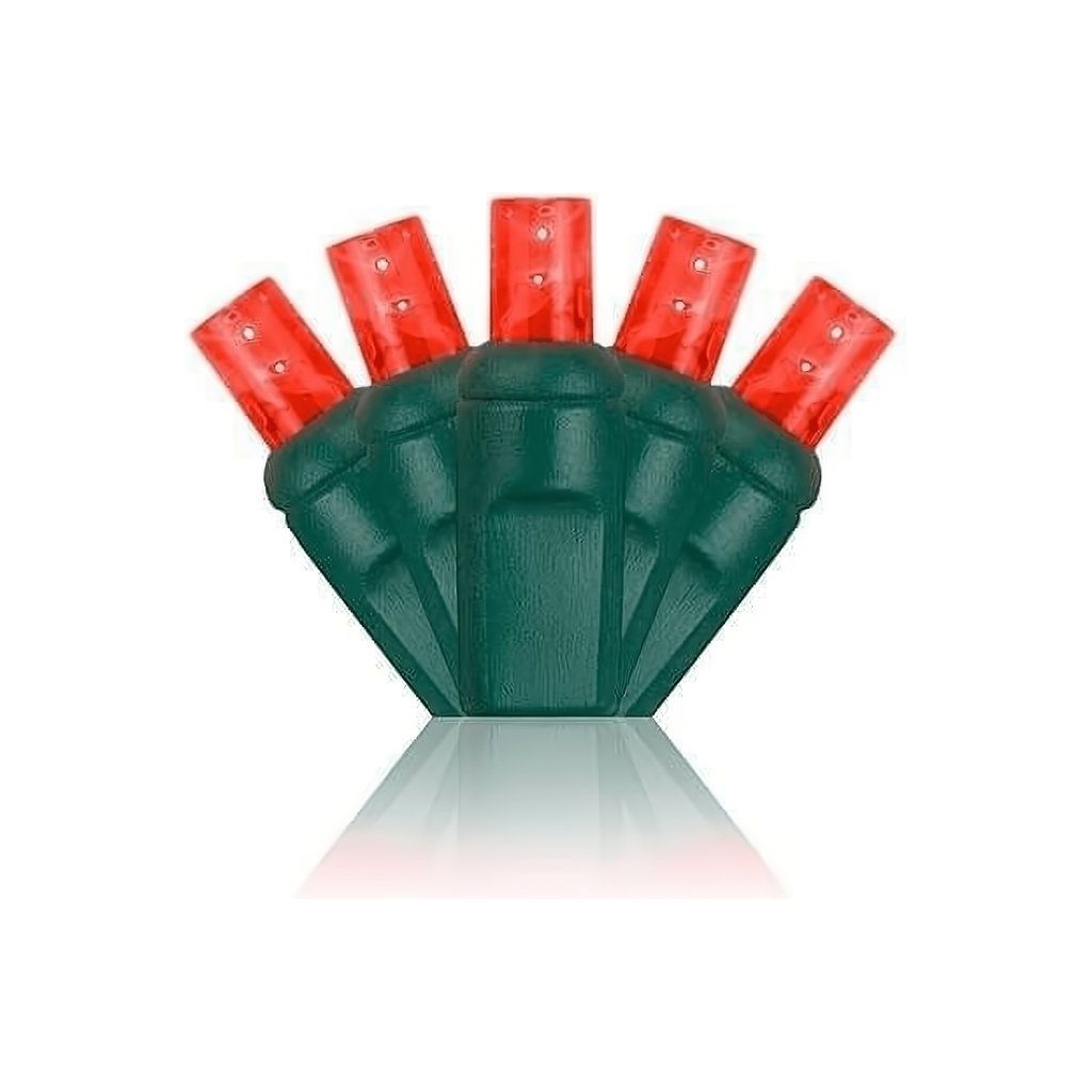 Shop For 5mm Red LED Christmas Lights, 35 Bulbs