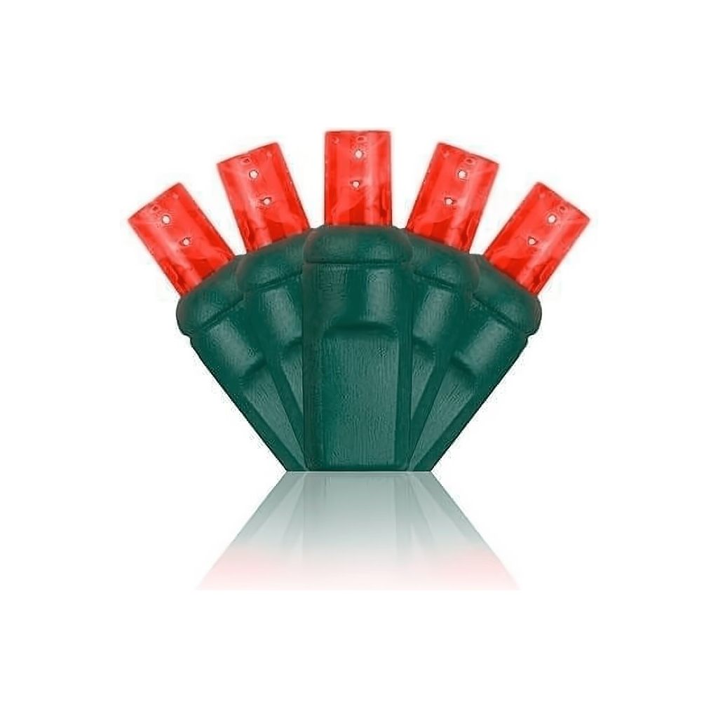 Shop For 5mm Red LED Christmas Lights, 70 Bulbs