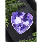Shop For 6" Acrylic Heart Jewel Ornament: Amethyst/Lavender