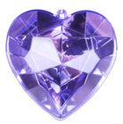 Shop For 6" Acrylic Heart Jewel Ornament: Amethyst/Lavender