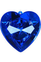 Shop For 6" Acrylic Heart Jewel Ornament: Blue