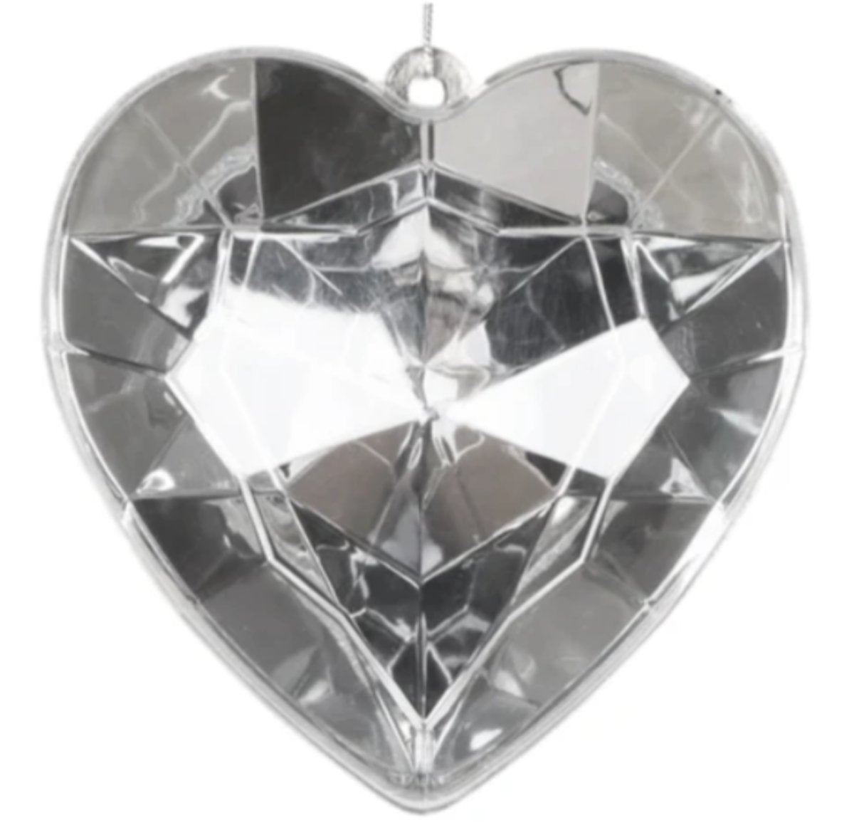 Shop For 6" Acrylic Heart Jewel Ornament: Crystal