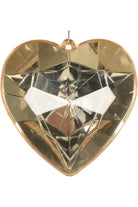 Shop For 6" Acrylic Heart Jewel Ornament: Gold