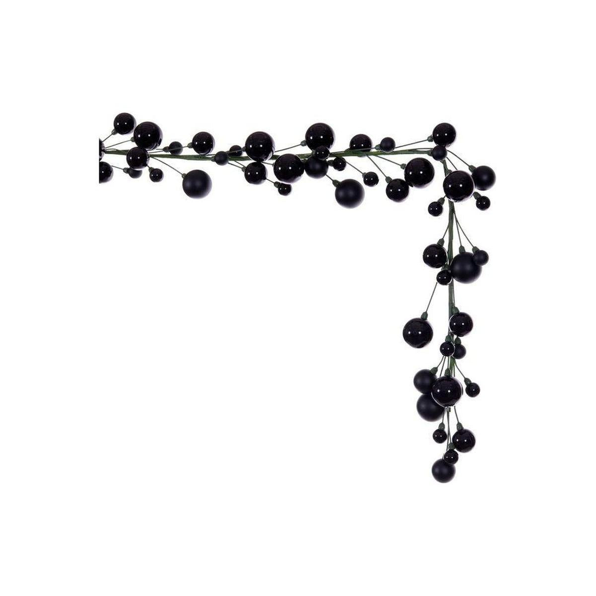 Shop For 6' Ball Branch Garland: Black