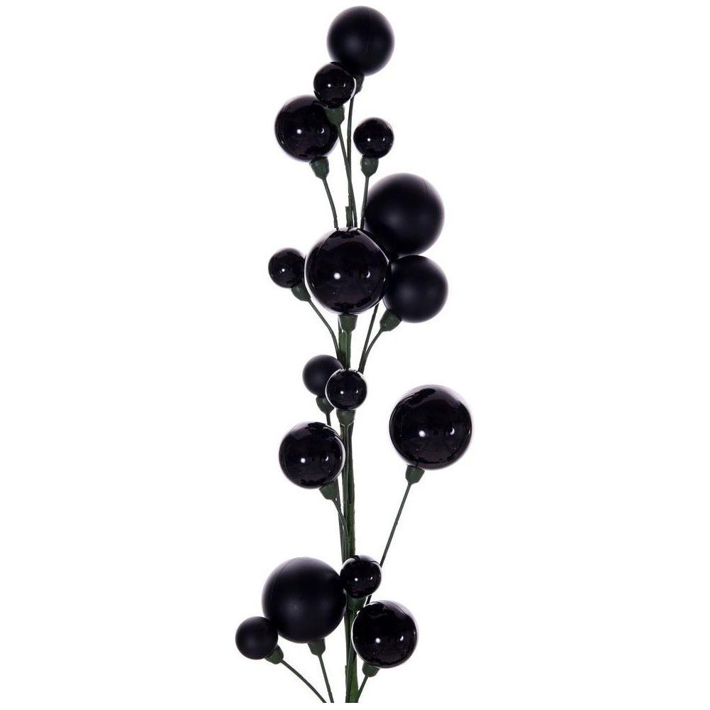 Shop For 6' Ball Branch Garland: Black