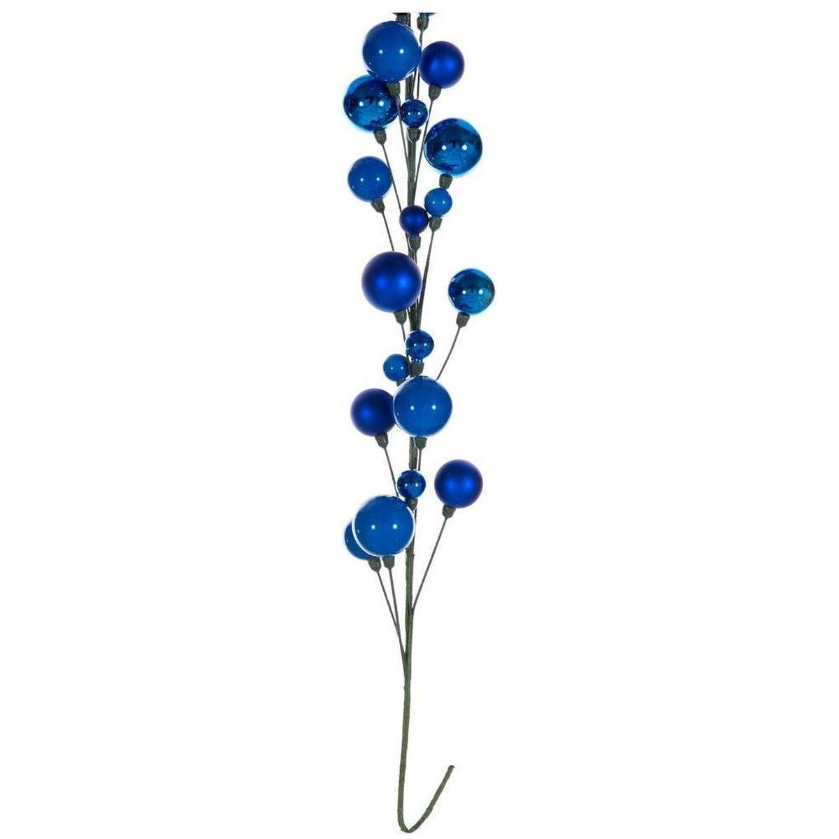 Shop For 6' Ball Branch Garland: Blue