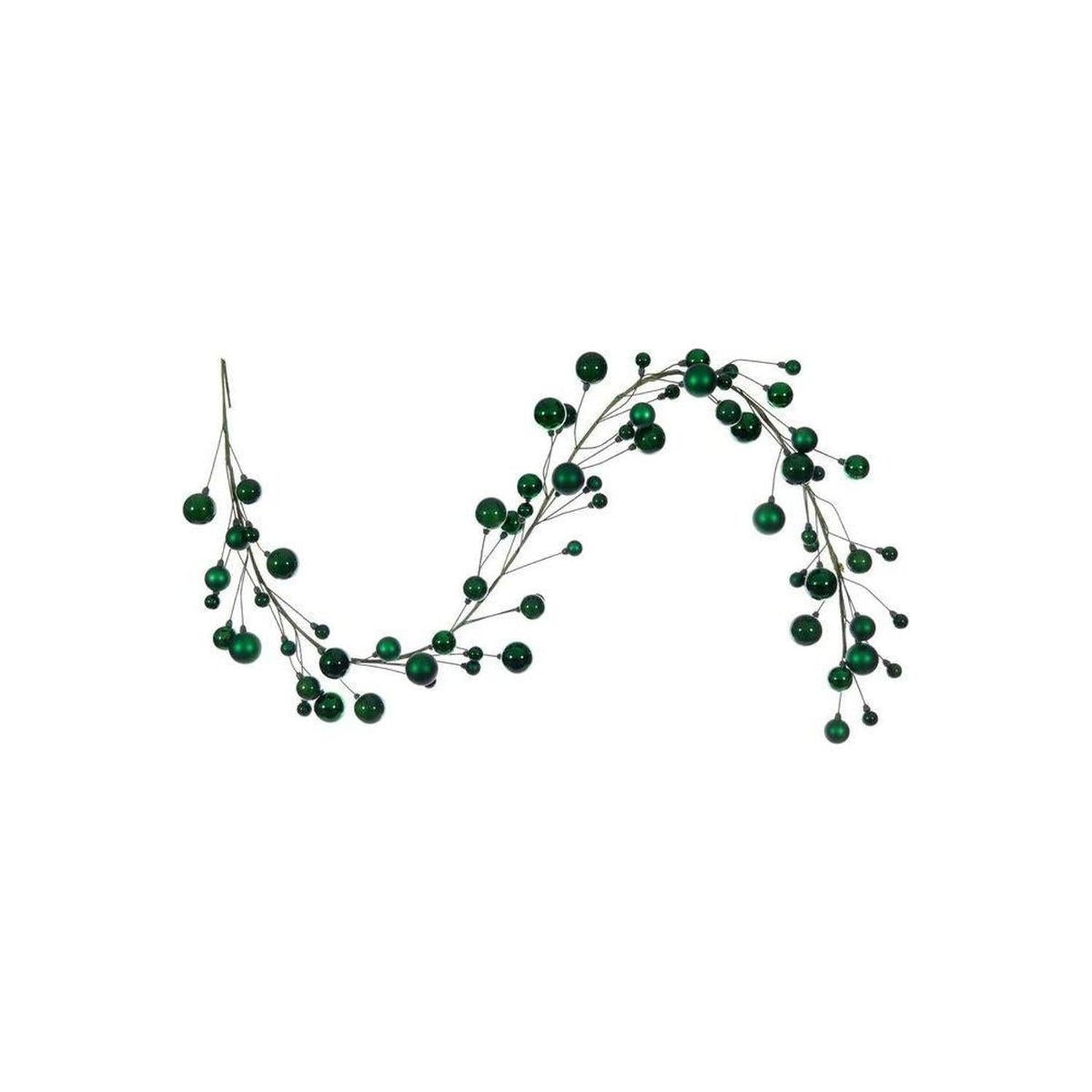 Shop For 6' Ball Branch Garland: Green