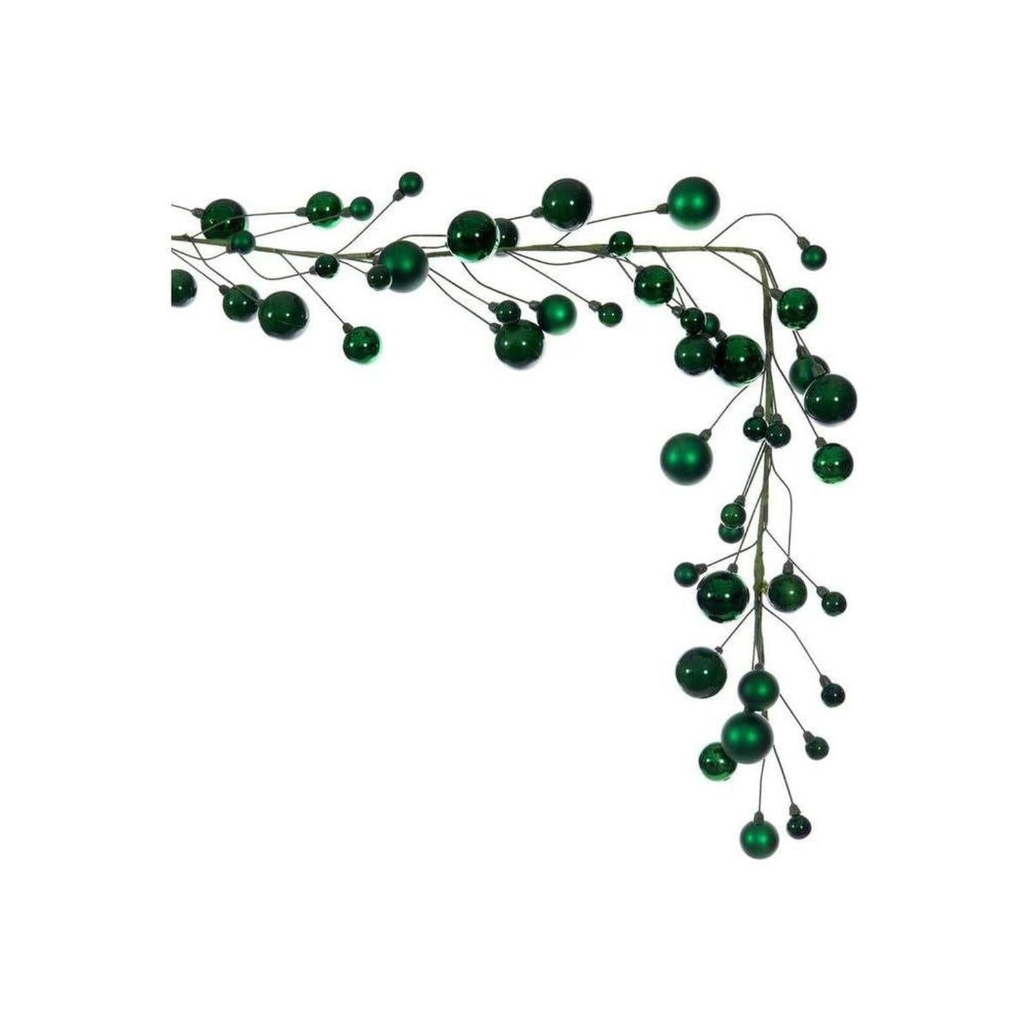 Shop For 6' Ball Branch Garland: Green