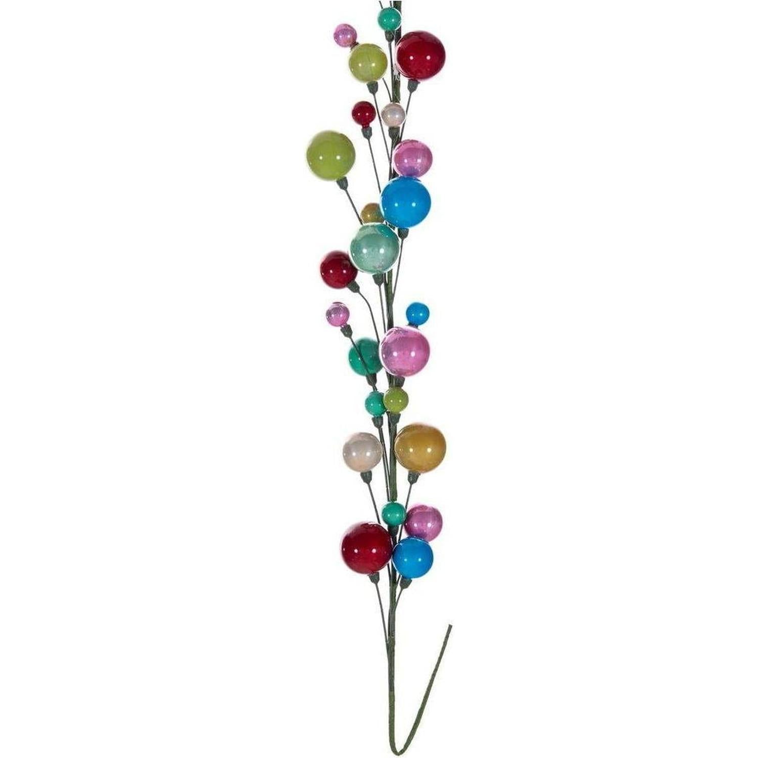 6' Ball Branch Garland: Multicolor