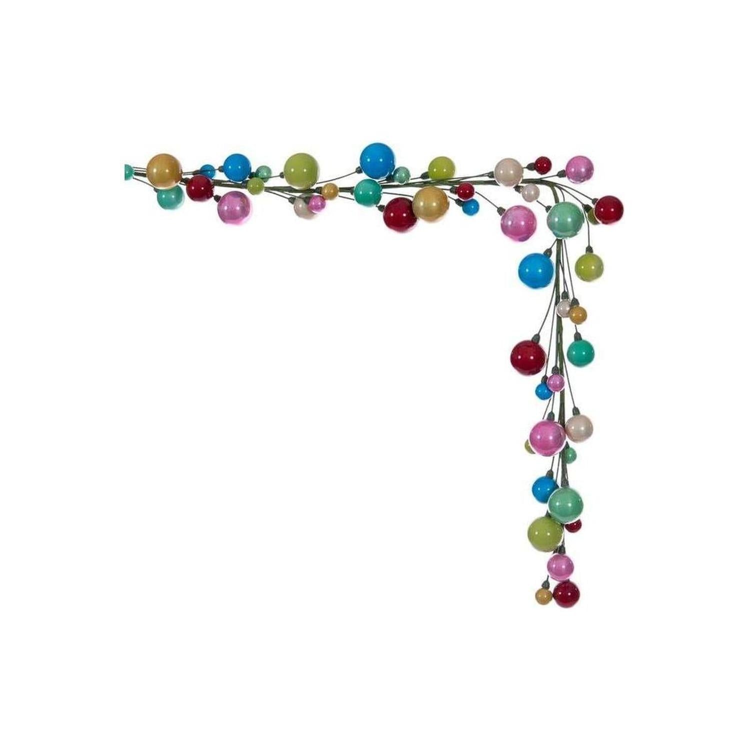 6' Ball Branch Garland: Multicolor