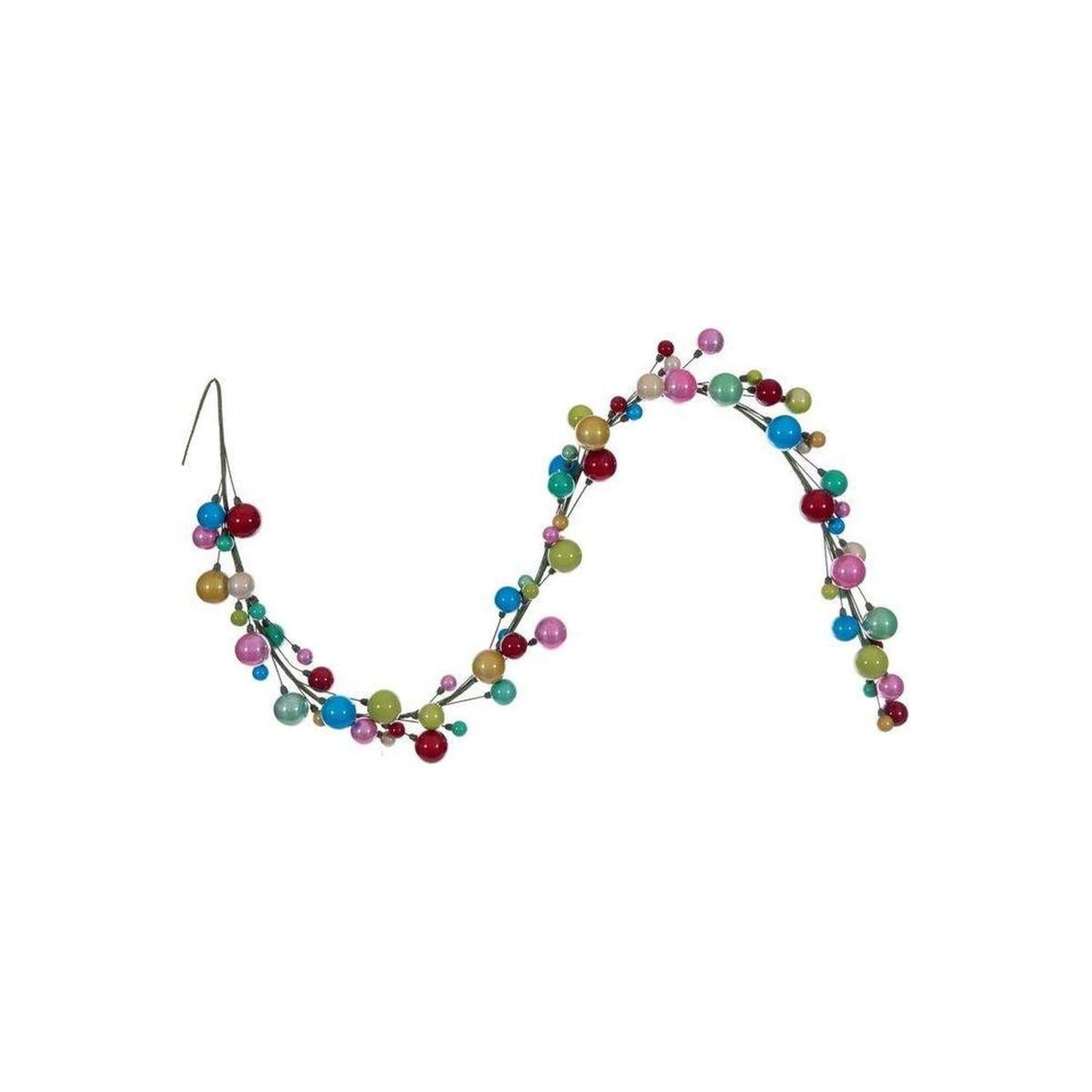 6' Ball Branch Garland: Multicolor
