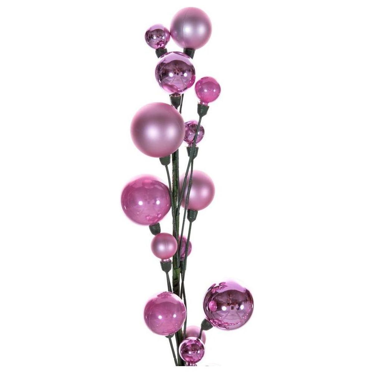 Shop For 6' Ball Branch Garland: Pink