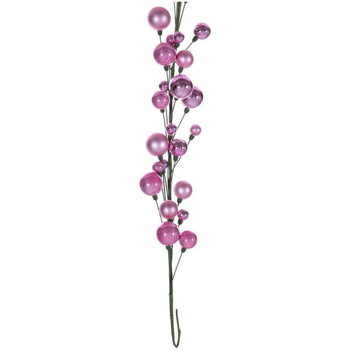 Shop For 6' Ball Branch Garland: Pink