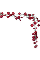 Shop For 6' Ball Branch Garland: Red