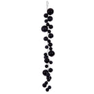 Shop For 6' Black Matte Shiny Pearl Ball Garland: Black