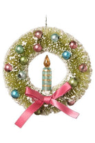 Shop For 6" Brights Candle in Wreath Ornament