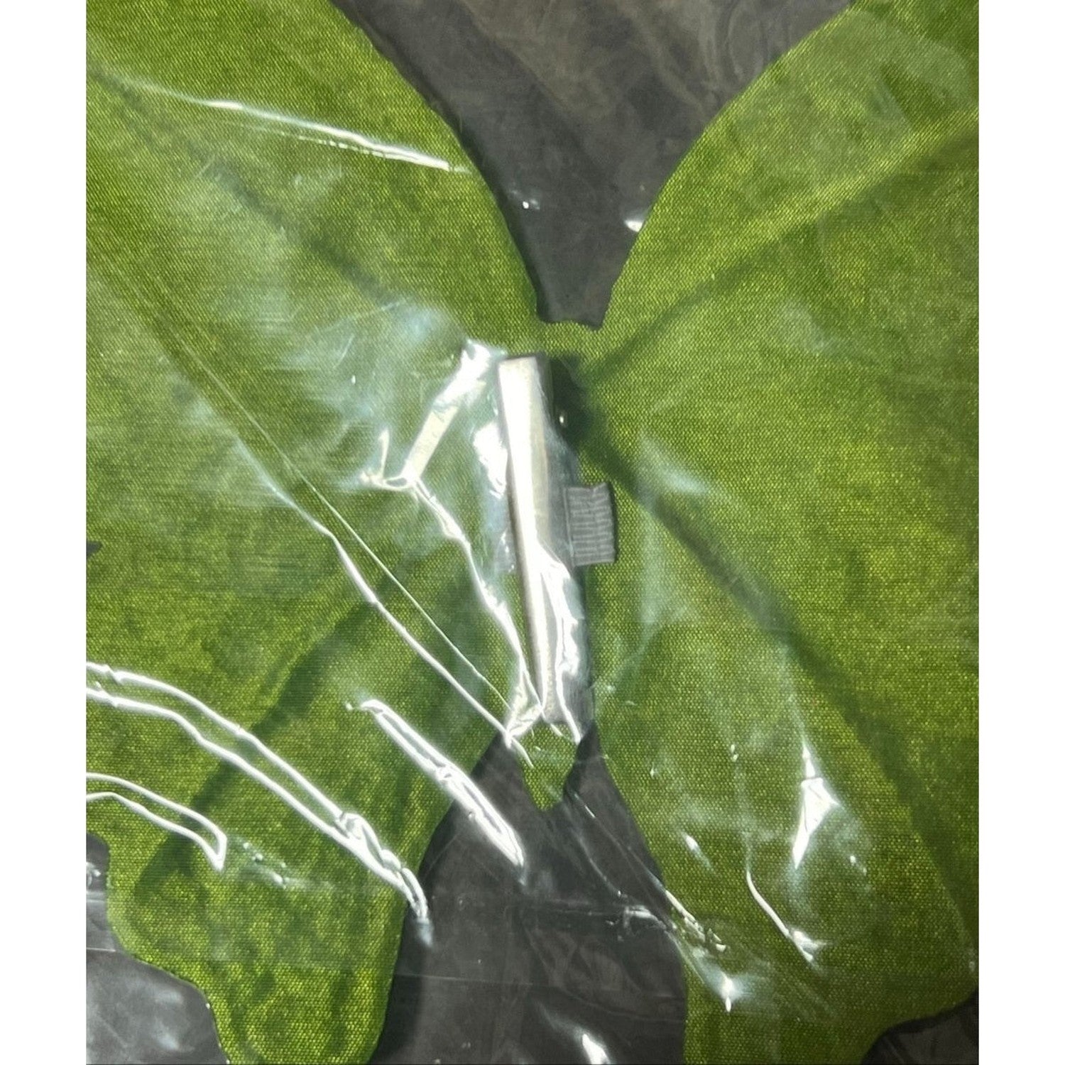 Shop For 6" Embroidery Pastel Butterfly Clip: Moss Green