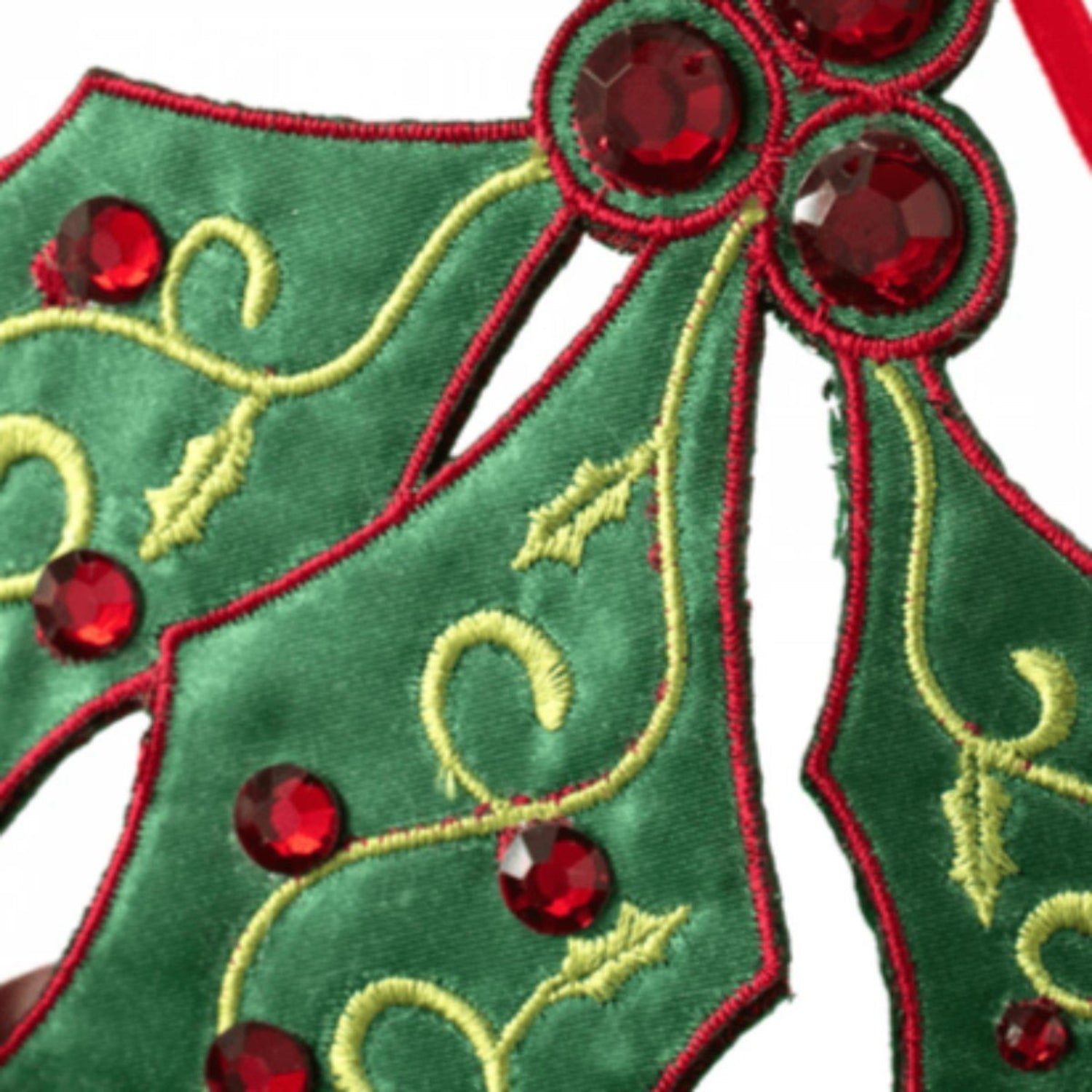 Shop For 6" Felt Holly Jewel Ornament