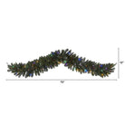 Shop For 6' Flocked Artificial Christmas Garland (Multicolor)