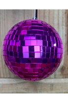 Shop For 6" Fuchsia Mirror Ball Ornament