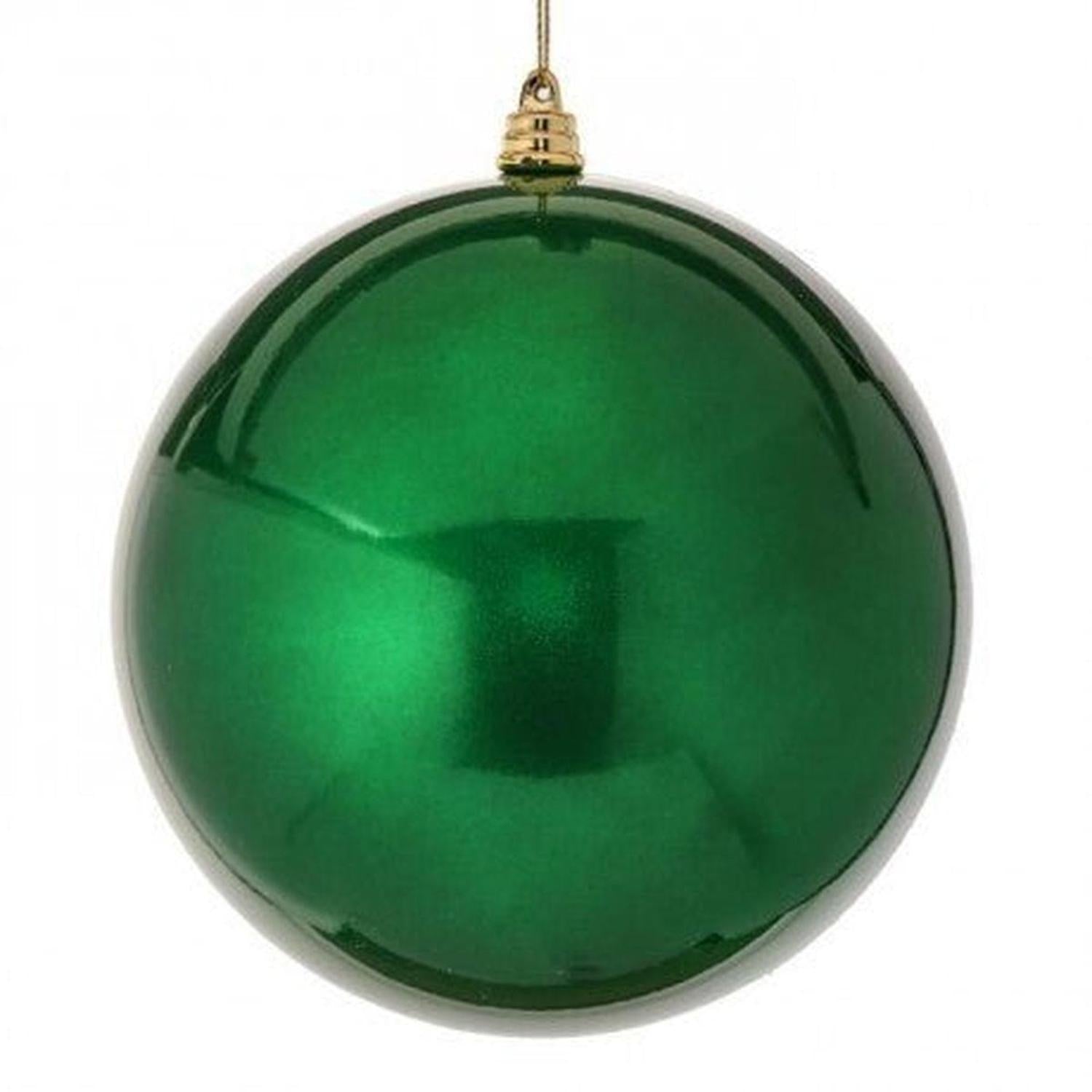 6" Green Candy Apple Ball Ornament