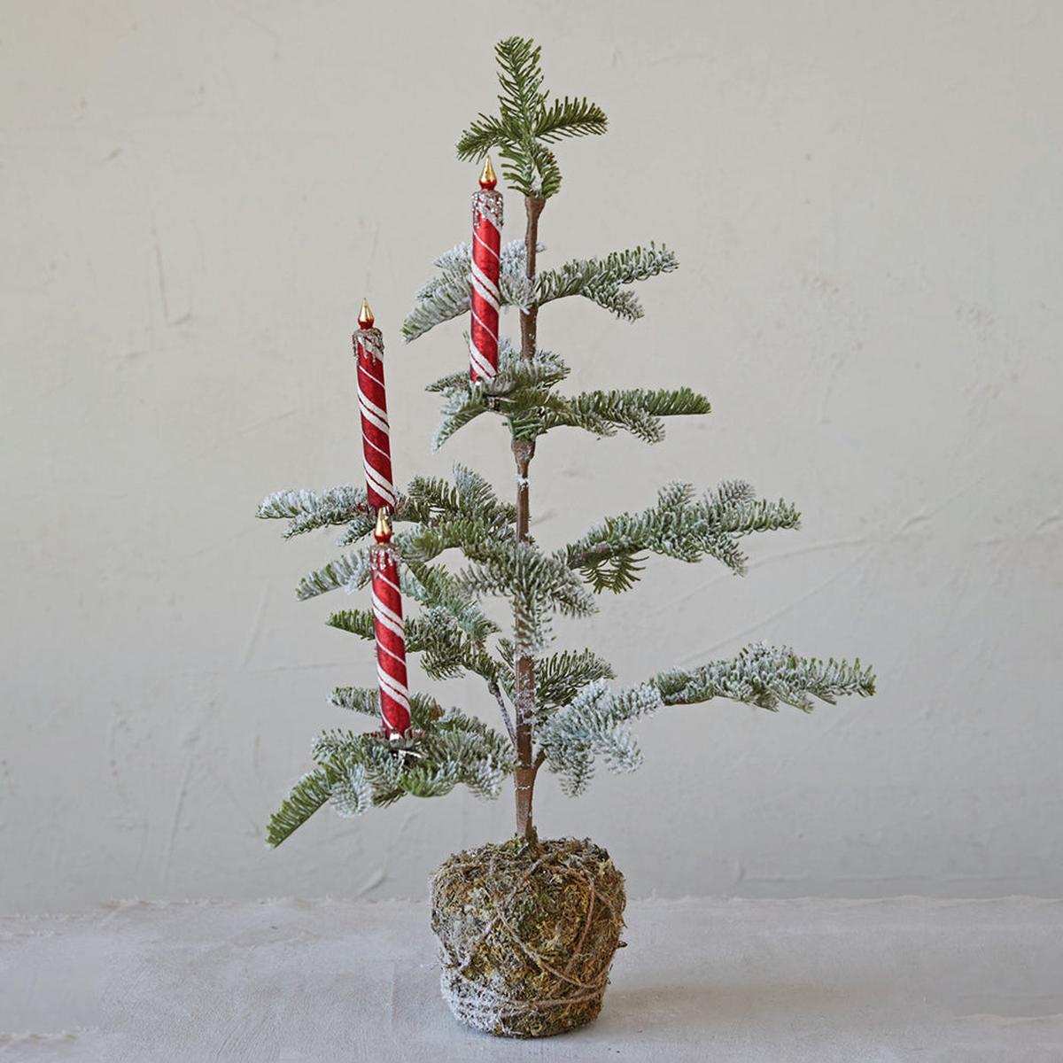 Shop For 6 inch Glass Candle Clip - on Candle (Set of 3)