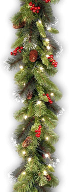 Shop For 6' LED Forest Berry Fir Garland