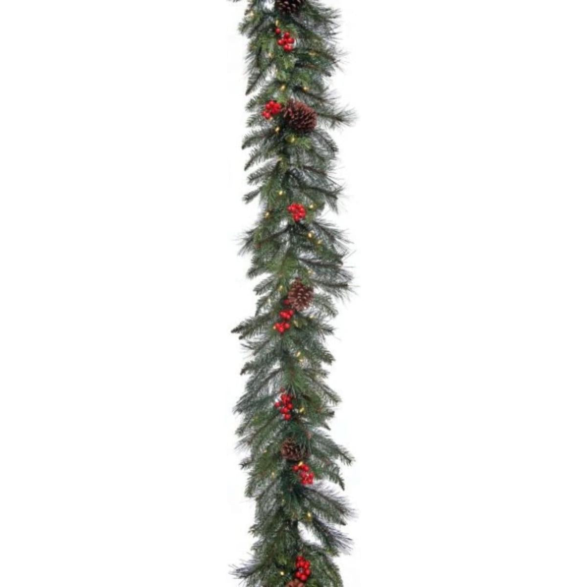 Shop For 6' LED Forest Berry Fir Garland