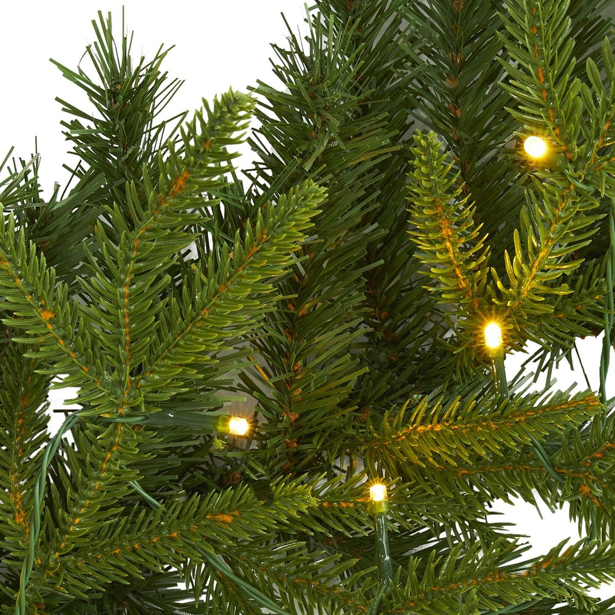 Shop For 6’ LED Green Pine Artificial Christmas Garland