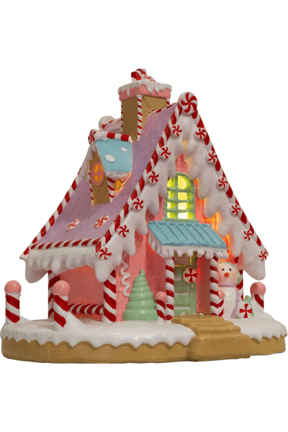 Shop For 6" LED Pastel Gingerbread House