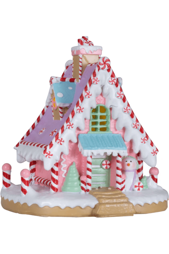 Shop For 6" LED Pastel Gingerbread House