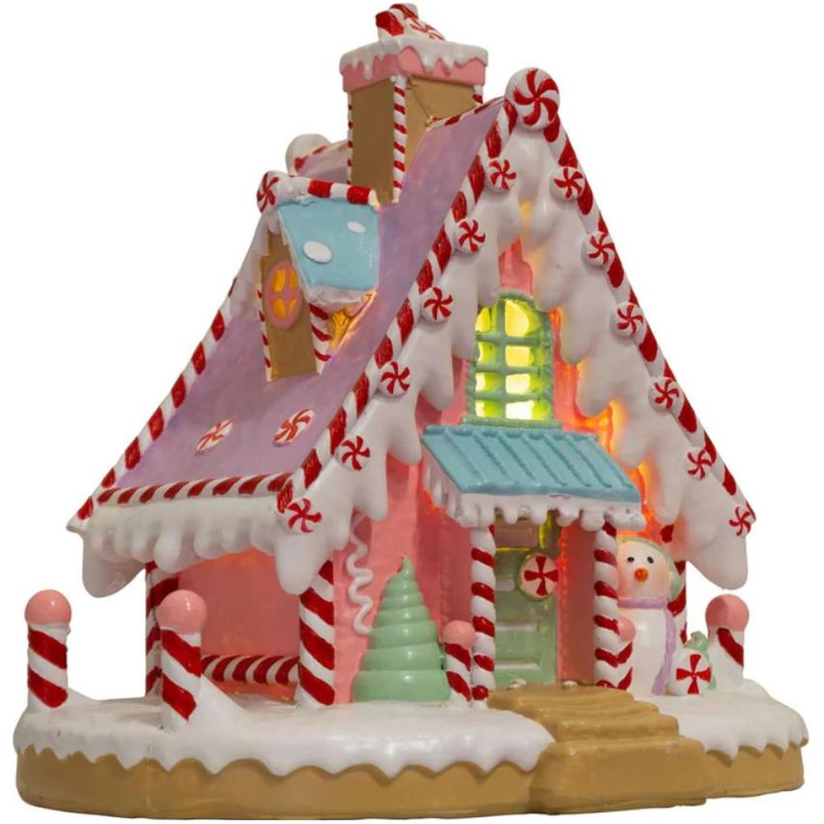 Shop For 6" LED Pastel Gingerbread House