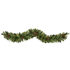 Shop For 6' LED Pine Cone Christmas Artificial Garland