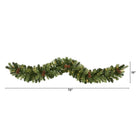 Shop For 6' LED Pine Cone Christmas Artificial Garland