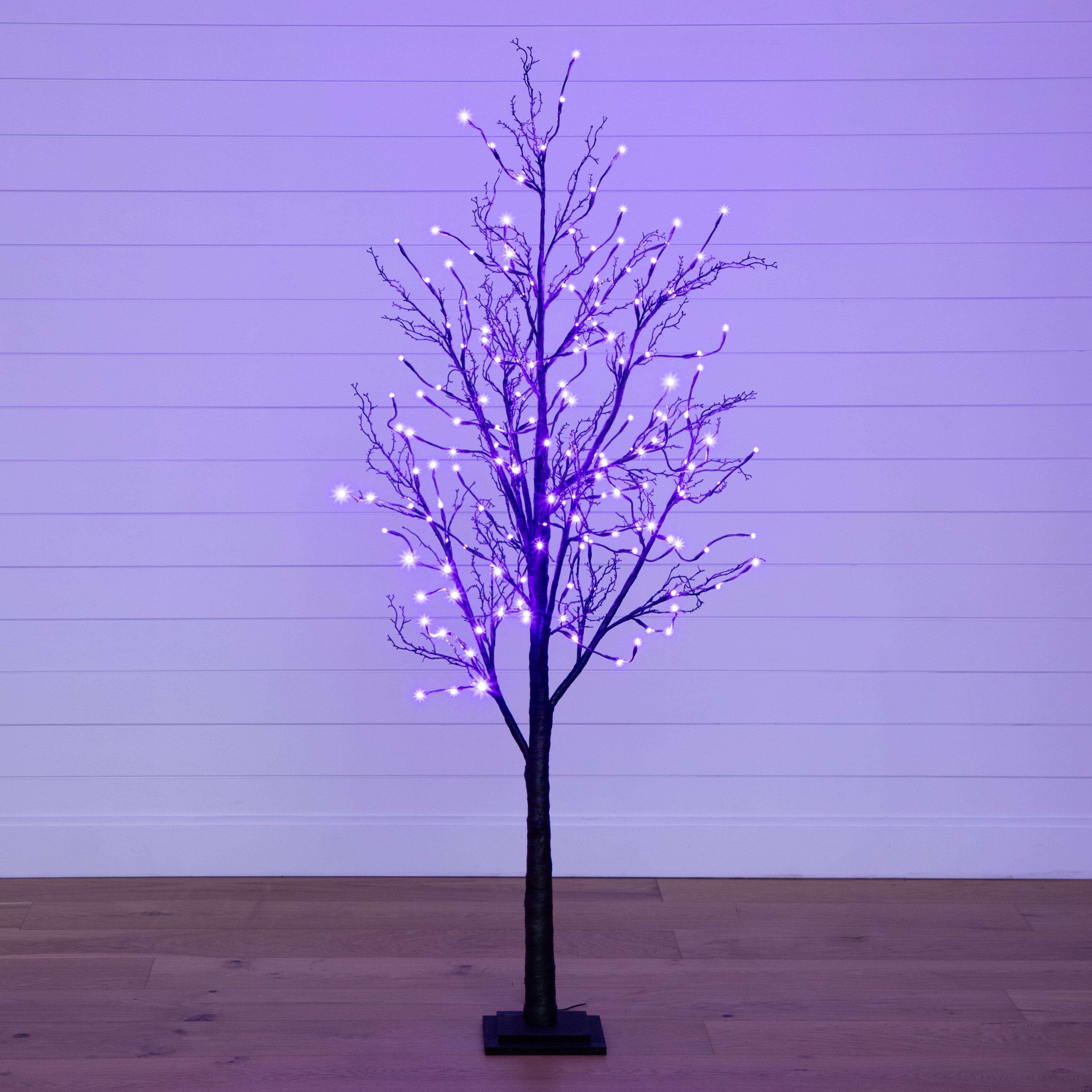 Shop For 6’ Pre - Lit Halloween Black Twig Artificial Tree