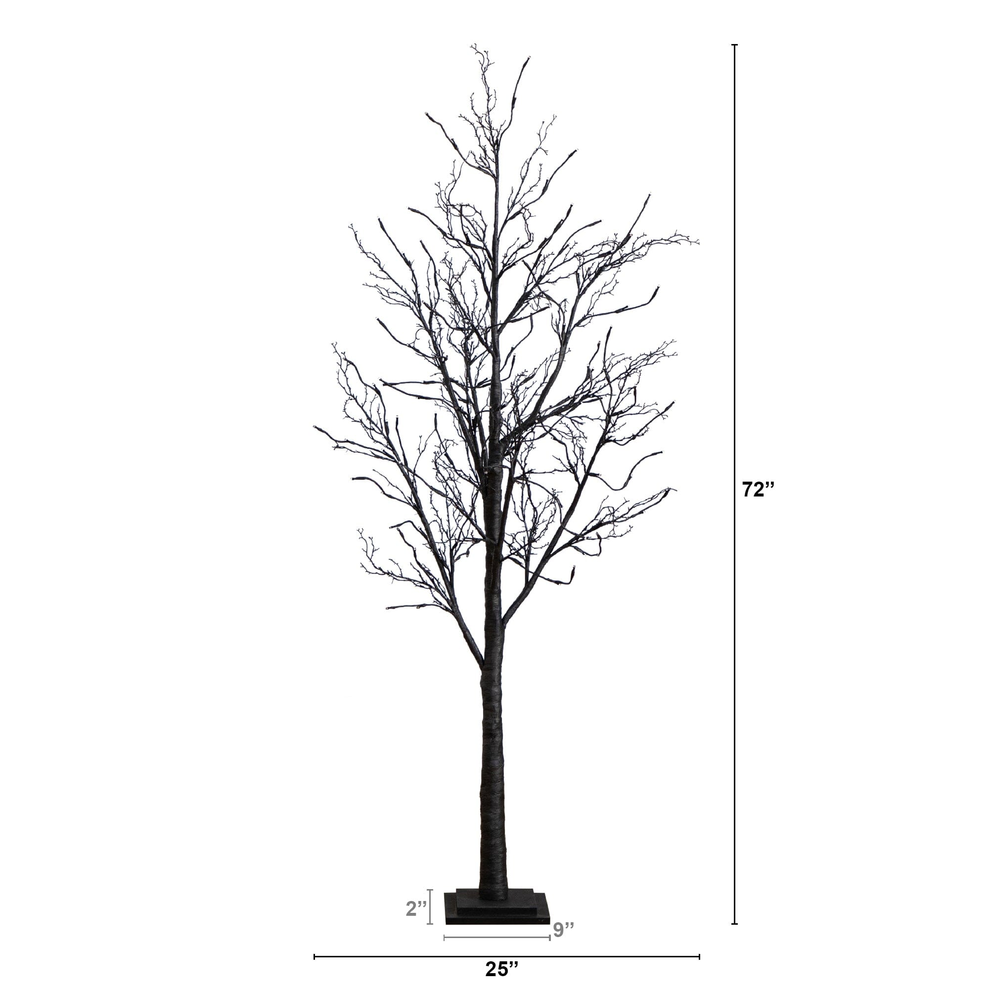 Shop For 6’ Pre - Lit Halloween Black Twig Artificial Tree
