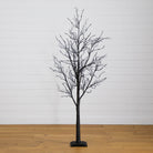 Shop For 6’ Pre - Lit Halloween Black Twig Artificial Tree