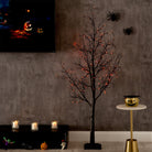 Shop For 6’ Pre - Lit Halloween Black Twig Artificial Tree
