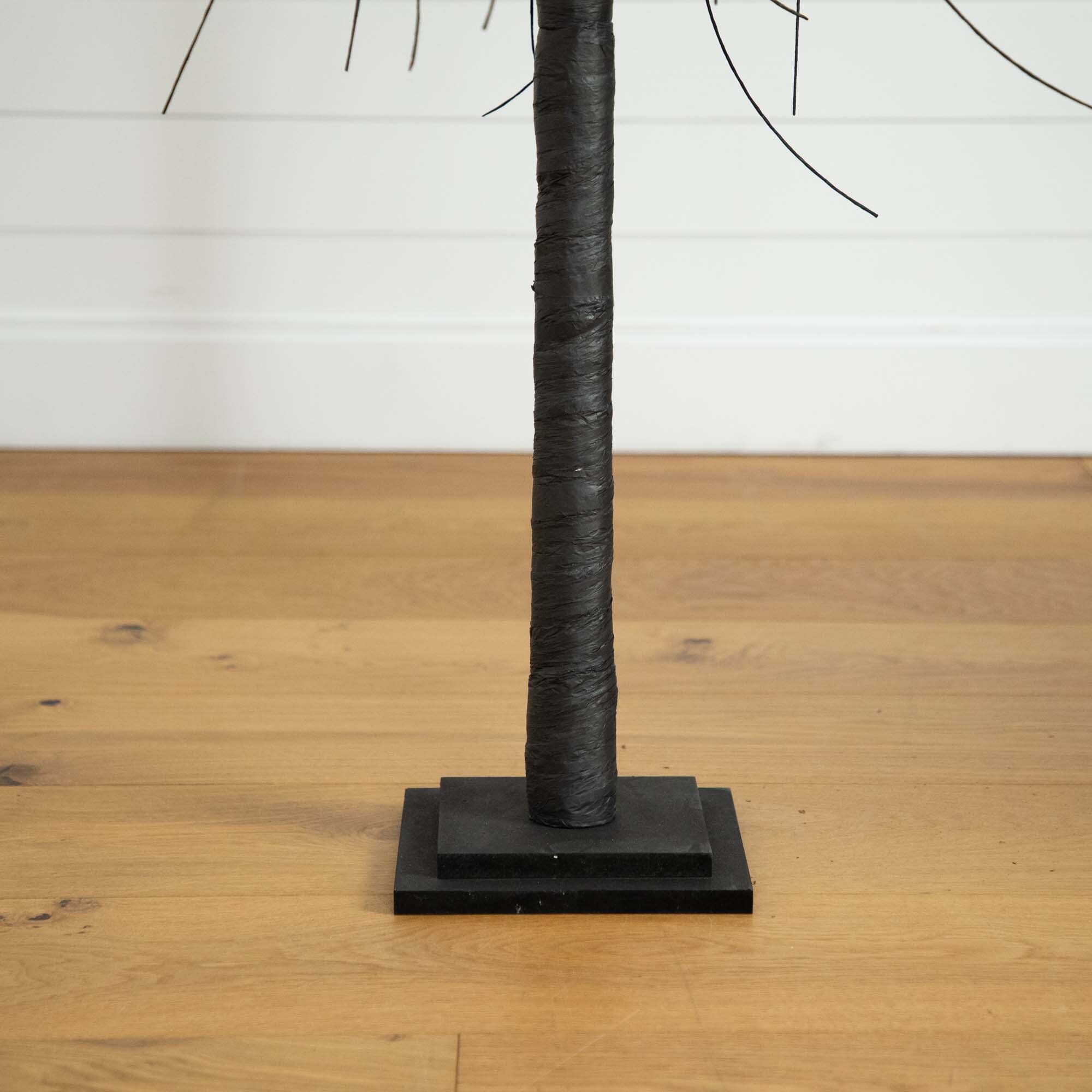 Shop For 6’ Pre - Lit Halloween Black Willow Artificial Tree