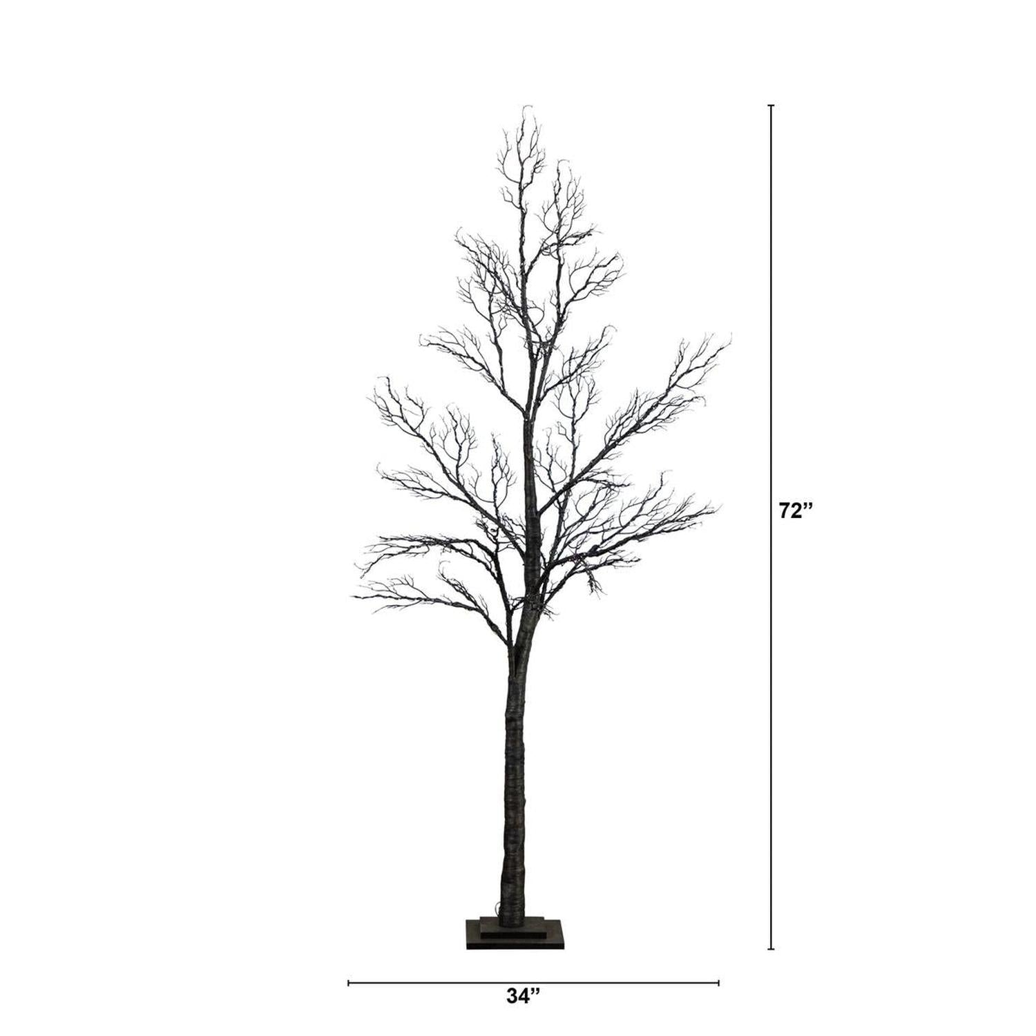 Shop For 6’ Pre - Lit Halloween Minimalist Twig Artificial Tree