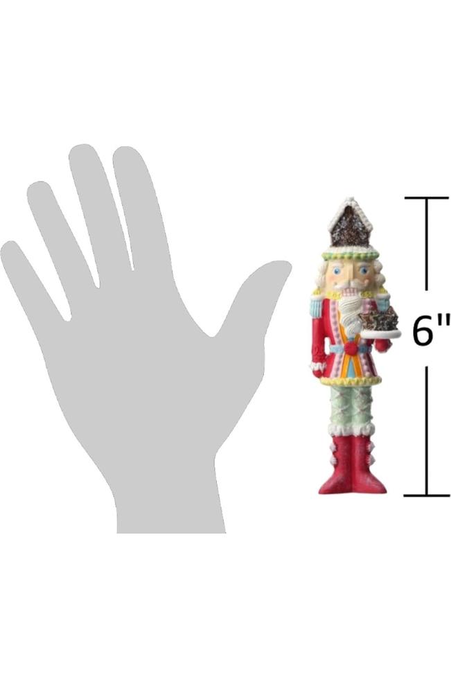 Shop For 6" Resin Candy Nutcracker w/Cake Ornament