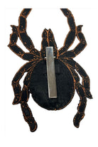 Shop For 6" Velvet Spider Clip: Black/Purple at Michelle's aDOORable Creations