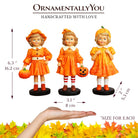 Shop For 6" Victorian Pumpkin Girl Trio (Set of 3)