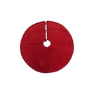 Shop For 60" Classic Red Velvet Christmas Tree Skirt
